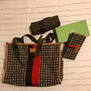 Authentic Kate Spade diaper bag & matching wallet